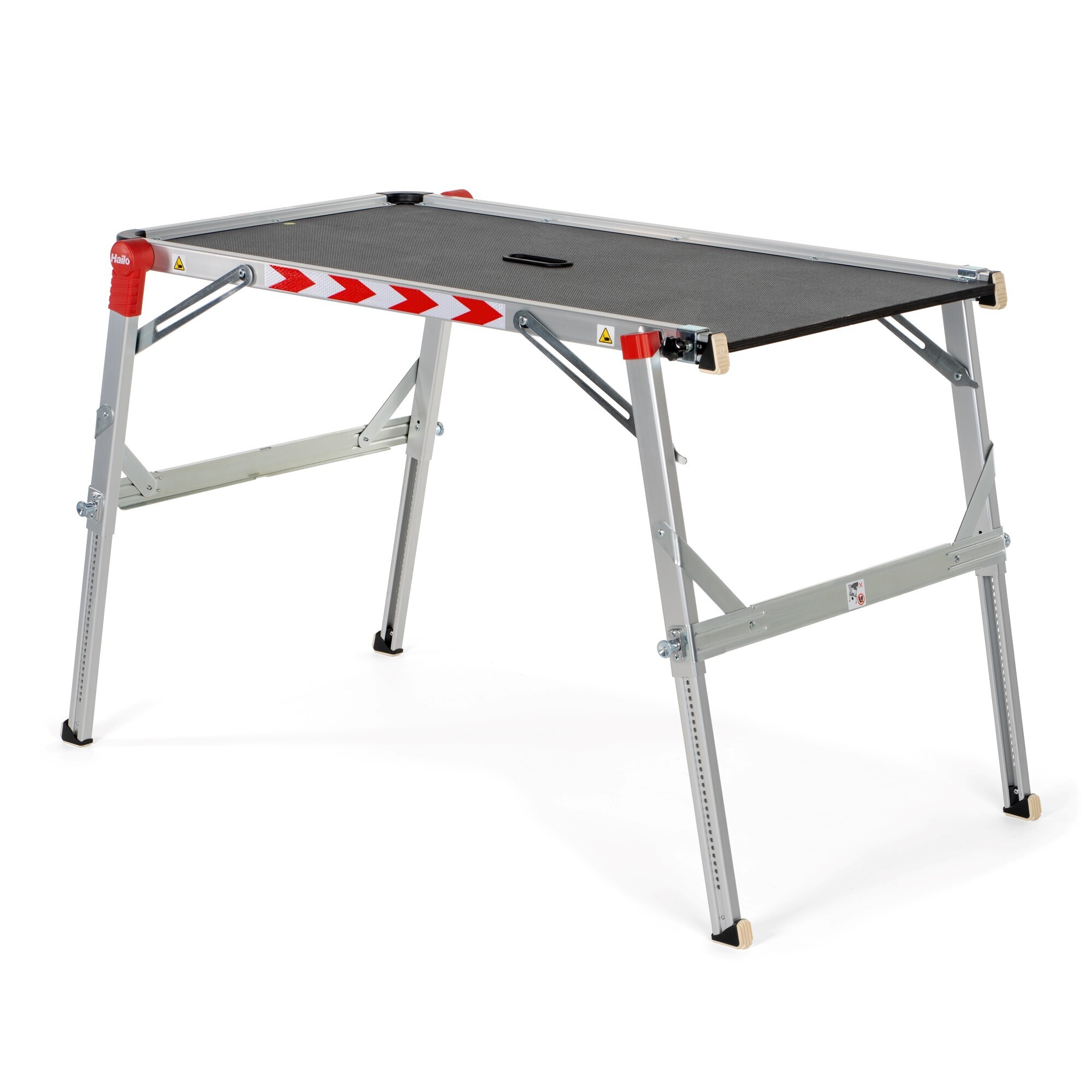 Hailo, Staircase scaffold - 2in. 1 Height 36.6 ft, Capacity 330 lb, Material Aluminum, Model# 9204015550